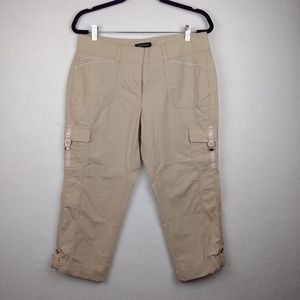 White House Black Market crop pants size 10 khakis